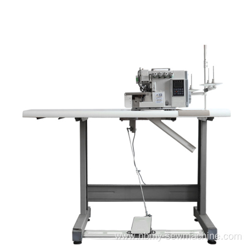 Automatic thread trimming computer overlock sewing machine